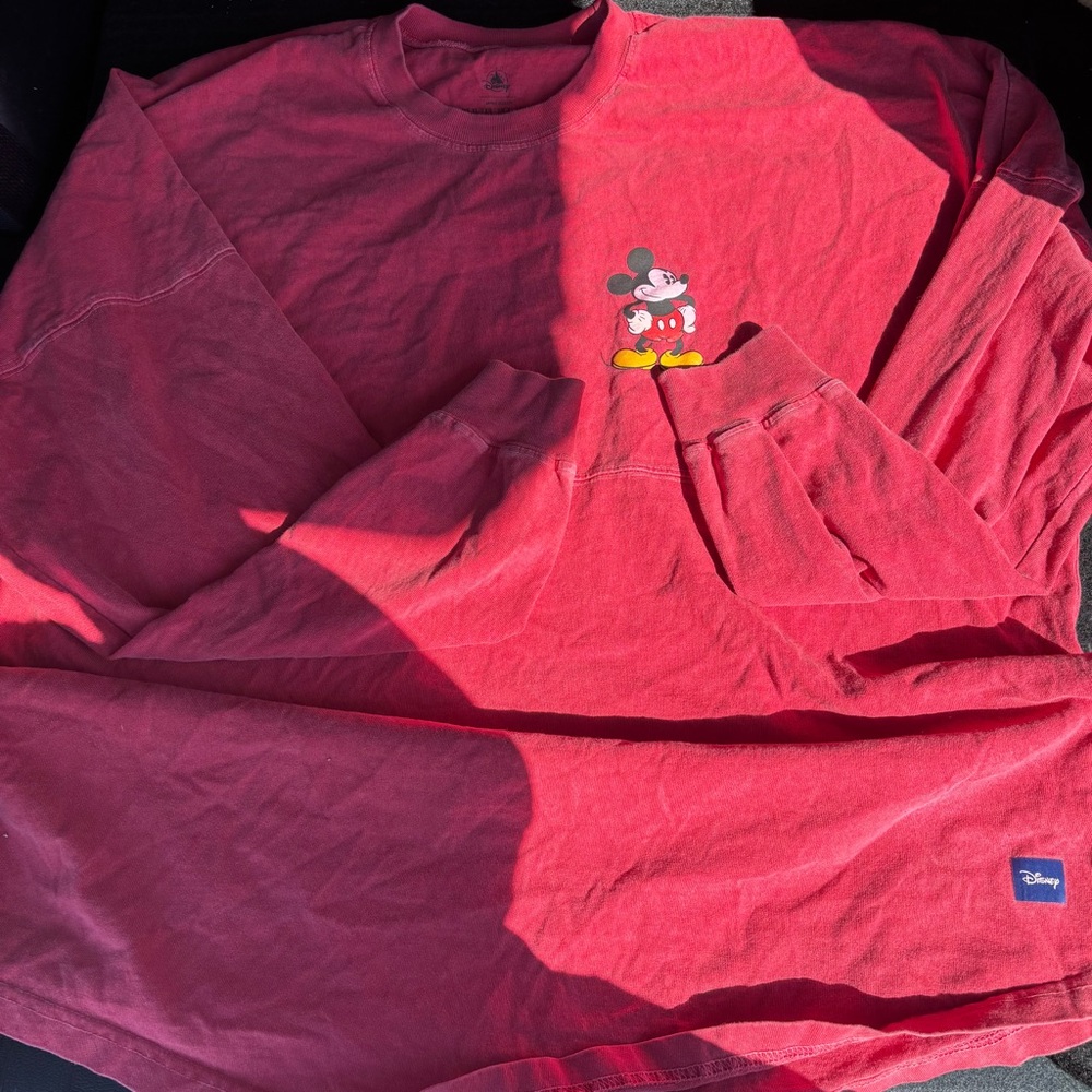 Disney Mickey Mouse Spirit Jersey long sleeve red XL